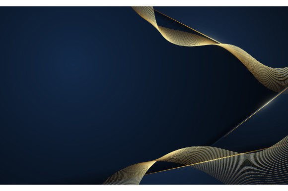 Abstract Gradient Blue Template Decorati