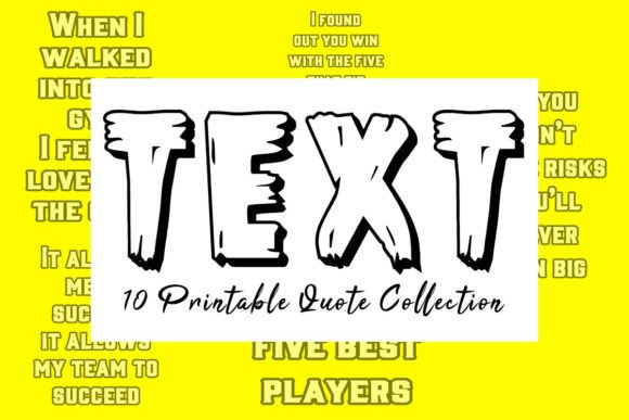 Baseball Quote Text Design Bundle V.2: A Creative Resource for Inspiration and Expression