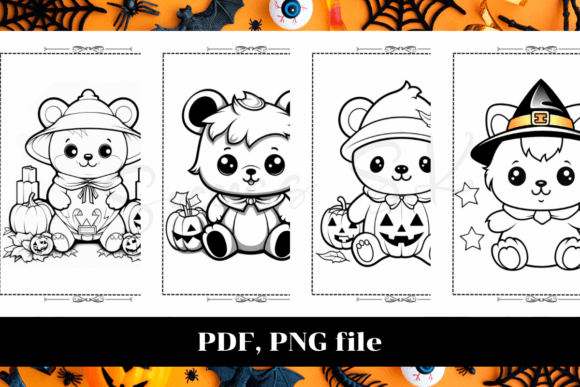 Cute Bear Halloween Coloring Page, KDP: A Strategic Tool for Creativity and Business