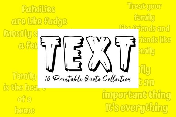 Discover the Power of Family Quote Text Design Bundle V.01