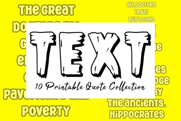 Doctor Quote Text Design Bundle V.02: Elevate Your Creative Projects with Inspiring Typography