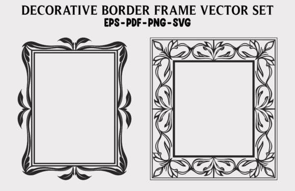 Enhancing Creativity with the Floral Border Frames SVG Vector Bundle