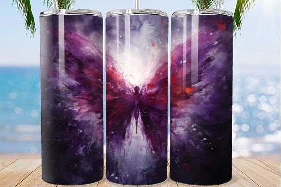 Fluttering Butterfly Tumbler Wrap: A Whimsical Addition to Modern Living
