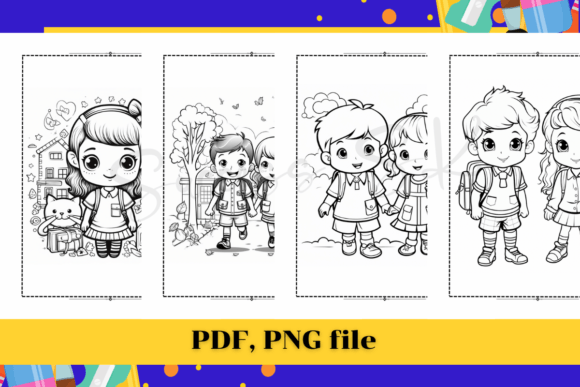 Fun Back to School Coloring Pages 2: A Creative and Versatile Digital Resource