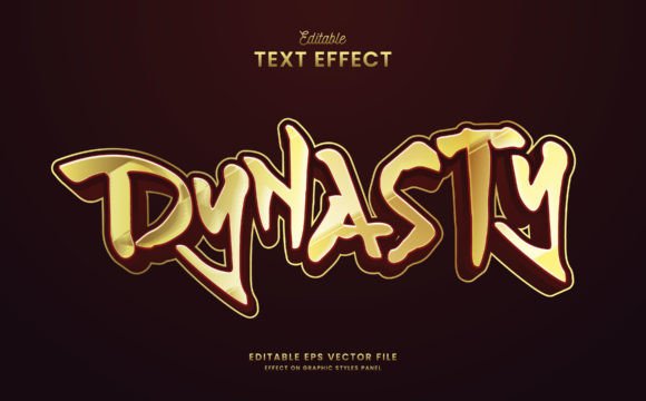 Golden Dynasty Editable Text Effect: A Versatile Design Tool for Creatives