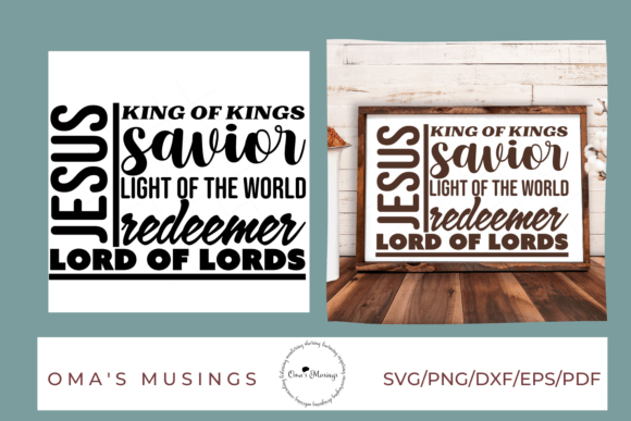 Jesus - Names of Jesus - Christian SVG