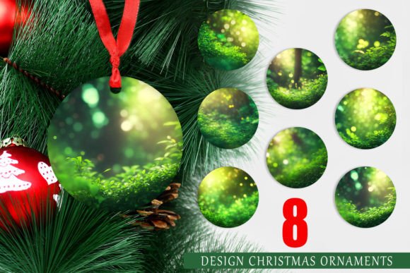 Ornaments Jungle Background: A Creative Canvas for Festive Decor