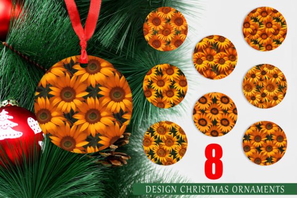 Ornaments Sunflower Pattern: A Versatile Design for Holiday Creativity