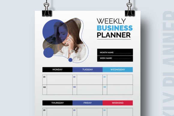 Planner Design Weekly Planner Print Temp: A Smart Way to Stay Organized