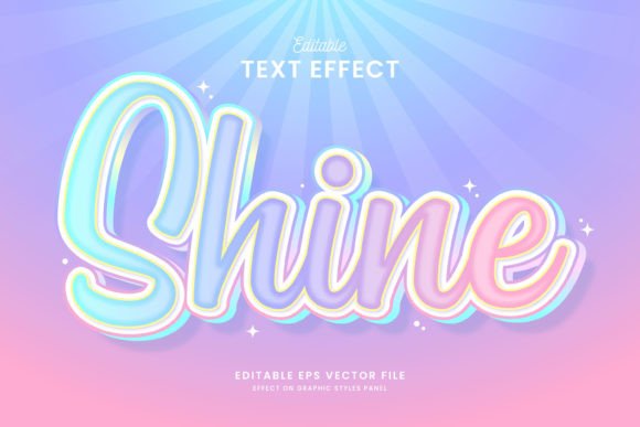 Rainbow Pastel Color Text Effect