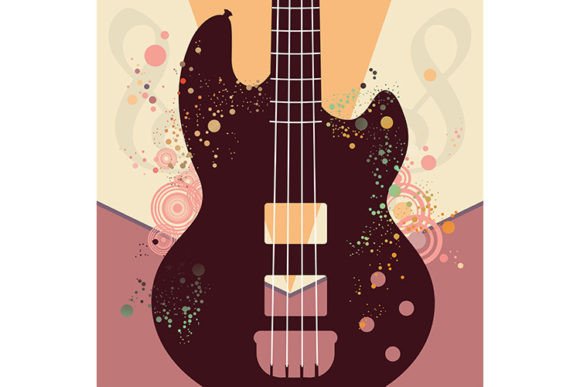 Retro Guitar Poster: A Timeless Addition to Any Space