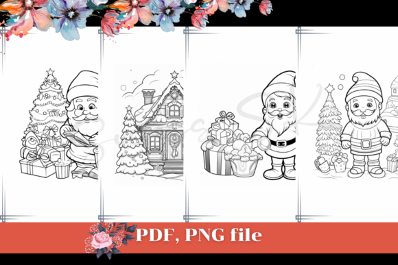 Santa Claus Christmas Coloring Pages KDP: A Creative and Practical Resource for All