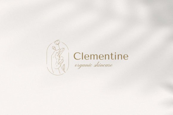 The Tender Golden Wildflower Botanical Logo: A Symbol of Organic Wellness and Minimalist Branding
