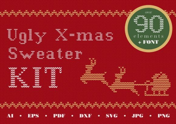 Unwrap the Magic of Christmas Creativity with the Ugly Christmas Sweater Decal KIT