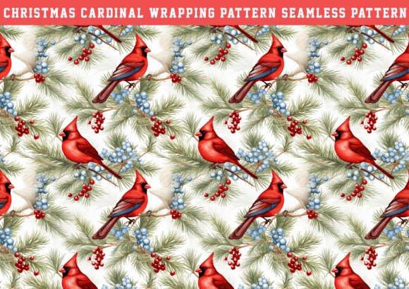 Vintage Cardinal Wrapping Pattern: A Timeless Design for Modern Creators