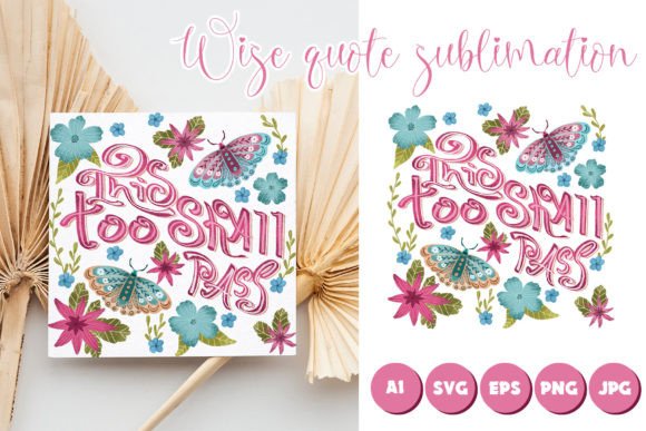 Wisdom Quote Sublimation Clipart